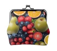 Fruit Picture-Standard Print Versatile Portamonete Squisito Mini Portafoglio Carino Borsa per il Cambiamento per ogni occasione