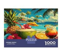 Fruit Series 1000 Pezzi Puzzle Adulto - Carta Riciclata & Puzzle Impossibile Psychedelic Fruits Art - Per Amici 38x26cm/1000pcs Regalo Di Matrimonio