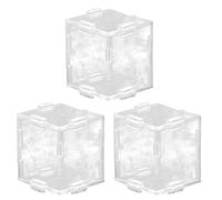 Fruit Shaping Mold Set 3PCS Transparent PP Cube And Triangle Plant Growing Molds For Vegetables And Fruits Strawberry Tomato Shaping Garden Reusable Fruit Vegetable Growth Forming Tool