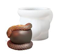 Fruit Soap Molds - 4,13 x 3,54 pollici 3D Snake & Resin Casting Molds, Reusable Silicone Plaster Moulds resina epossidica, fondant, and Candle for Home Decoration & Festive Crafts Decoration