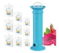 Fruit Squeeze Puree Filler, Squeezer With Reusable Pouches, Kids Fruit & Baby Food Pouch Maker, Food Dispenser, Leak-Proof, Pure Color Design, Convenient & Eco-Friendly