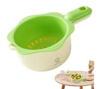 Fruit Strainer Bowl, Double Layer Fruit Washing Bowl with Handle, Vegetable Washer with Strainer for Thanksgiving and Christmas Tool Accesories