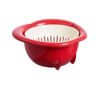 Fruit Strainer Colander - Draining Kitchen Tool, Cute Design with Easy Grip Handle, Multifunctional Strainer with Durable Build, Kitchen Tool, Food Strainers for Berry Lettuce Spaghetti Use