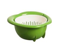 Fruit Strainer, Thick Cute Fast-Draining Colander, 9.7x9.5x4.4 Inch Vessel with High-Utility Build, Professional Kitchen Food Strainer, odern Style, Gear for Berries and Pasta