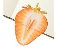 Fruit Style Bookmark - Cute Cartoon Book Mark Set | Colorful Page Saver Clips Lightweight Design for Kids, Classroom, Library, Birthday, Graduation or Celebration