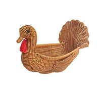 Fruit Tray Living Room Creative Household Personality Simple And Modern Imitation Rattan Candy Dried Fruit Basket Storage Basket Bread Basket