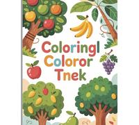 Fruit Trees Coloring Book for Kids Fun & Educational Coloring Pages of Popular Fruit Trees