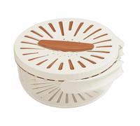 Fruit Vegetable Washer Bowl - 2 In 1, Foldable Handle Strainer Colander | Salad Produce Berry Cleaning Storage for Fridge Countertop Sink Pantry Picnic Camping Use