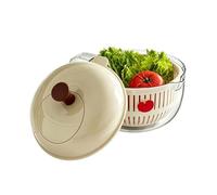 Fruit & Vegetable Washer | Hand-cranked Salad Spinner Cleaner