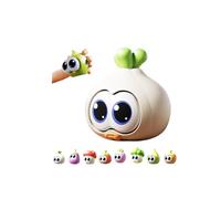 Fruit Vegetables Sensory Fidget Toys,Cute Fruit & Vegetable Squish-y Toys with Popping Eye,Easter Basket Stuffers,Stress Relief for Kid Adult,Easter Eggs Hunt Party Favors Gifts and Classroom Prizes