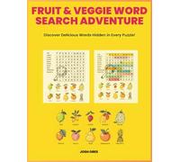 Fruit & Veggie Word Search Adventure: Discover Delicious Words Hidden in Every Puzzle!