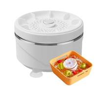 Fruit Washer, Automatic Water Washing Purifier, 8 Inch Wireless Vegetable Cleaner with Ultrasonic Function, Durable ABS Material, Cleaning Device with Easy Use, Meat Tableware Seafood Utensil