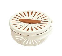 Fruit Washer Bowl - 5.91 Inches, ABS Berry Strainer, 2-in-1 Colander | Wash, Drain & Store Produce | Portable Colander for Strawberries, Vegetables and Salad Greens at Home, Dorm, Camping, Picnic