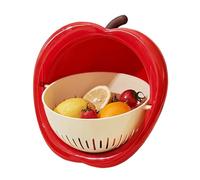 Fruit Washer - Double Layer Large Capacity Strainer Bowl, Fruit and Vegetable Washing Basket with Drain Rack | Large Capacity Bowl for Berries, Lettuce, Pasta, Kitchen, Home, Apartment, Restaurant, Pi