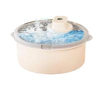 Fruit Washer Spinner, Electric Vegetable Bowl Spinner, 11.81x7.87 Inches, Multi-Purpose Manual, Home Kitchen Use, Efficient Food Washing Appliance for Lettuce, Fruits