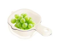 Fruit Washing Basket - Vegetable Draining Bowl, Two Layer Colander Set | PET PP Material 19.5x12x6cm Double Layer Colander | Fruit Vegetable Pasta Salad Berries Rinsing Washing Draining Basin Bowl.