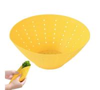 Fruit Washing Bowl - Foldable Kitchen Tools | Multifunctional Colander Food Strainer Bowl for Pasta Noodles Fruits Vegetables Garlic Ginger Perfect for Food Prep Home Use, 18x18x7.5cm