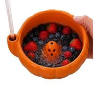 Fruit Washing Bowl, Halloween Pumpkin Vegetable Cleaning Drainage Bowl