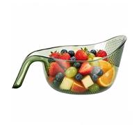 Fruit Washing Bowl - PP | Kitchen Drain Basket With Handles Lightweight