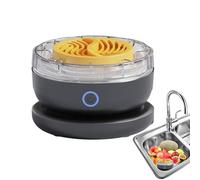 Fruit Washing Machine, Portable Automatic Rechargeable Fruit and Vegetable Purifier Cleaner, Rotation Cleaning Device for Kitchen Food Preparation, Dust & Dirt Removal, Family Rinse Accessory