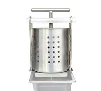 Fruit Wine Press, Hand Press Honey Juicer, Hand Presser Squeezer, Stainless Steel Juice Presser for Manual Fruit Extractor for Home Cooking Rv Hotel Professional 6.1x5.12in