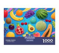 Fruit1000 Pezzi Puzzle Fai Da TeVarious Fruits Sfida Per Adulti Per Adulti E Bambini Dai 12 Anni Regalo Giocattolo Colorato Per La Famiglia70x50cm/1000pcs