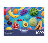 Fruit1000 Pezzi PuzzleVarious Fruits Divertimento Per Adulti Puzzle Animali Divertenti Per Uomo E Donna Regalo Giocattolo Colorato Per La Famiglia38x26cm/1000pcs