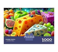 FruitCheeseArt Puzzle 1000 Pezzi Per Adulti Perfetto Per Appassionati Di Esperti Sfide Difficili Intrattenimento Creativo Town Bulldog Regalo Per La Famiglia Per Adulti E Bambini A Partire Da 12 Anni