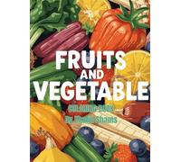 Fruits And Vegetable Coloring Book