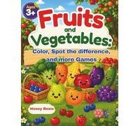 Fruits and Vegetables: Color, Spot the difference, and more Games