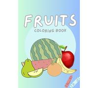 Fruits colouring book