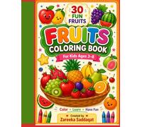 Fruits Colouring Book For Kids