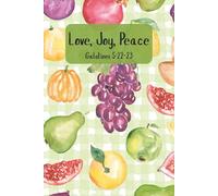 Fruits of the Spirit Notebook: Sermon Notebook | Bible Study, Church, Devotion, Bible Camp Note-Taking Book for Lessons | 100 Prompted Pages for Taking Notes During Bible Lessons
