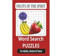 Fruits Word Search Puzzle Book: Word Search book for Adults, Seniors and Teens about Fruits, Tropical Fruits and more, Gift for holidays, birthday and free times, 6x9 inches, 110 pages, 55 puzzles