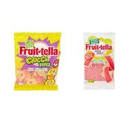 Fruittella Ciucci Frizz Caramelle Gommose, Gusto Frutti Assortiti con Succo di Frutta, Formato Busta da 175 gr & Fruittella Onde Frizz, Caramelle Gommose, Vegan, etc. Confenzione da 1 Busta da 145g
