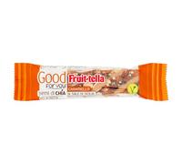 Fruittella Good For You Barrette Caramello, Con Semi Di Chia, Con Frutta Secca E Disidratata, Sale di Sicilia, Snack Sano Senza Glutine E Ricco Di Fibre, Box Da Pezzi,Caramello, Box da 16 barrette