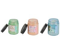 FRUITY BLOOM Set di 3 Candele Profumate Cera di Soia Note fresche Note floreali