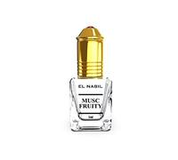 Fruity Musc El Nabil Parfum 5 ml di olio (senza alcool, orientale, arabo, oud, misk, muschio, naturale perfume, ambra, legno di aquila essenziale, attar scent)