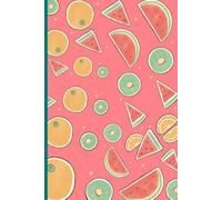 Fruity Vibes Notebook - Cute Watermelon & Kiwi Lined Journal: 6 x 9 Inch | 80 Ruled Pages | Fun Summer Fruit Theme | Perfect for School, Notes & Journaling