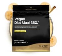 Frullato Sostitutivo Dei Pasti Dietetico Vegano | Banana Vellutata | 100% A Base Vegetale | Vitamine E Minerali Essenziali | Economico, Salutare E Rapido | THE PROTEIN WORKS | 2kg