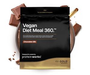 Frullato Sostitutivo Dei Pasti Dietetico Vegano di THE PROTEIN WORKS | 100% A Base Vegetale | Vitamine E Minerali Essenziali | Economico, Salutare E Rapido | Cioccolato Morbido | 500g