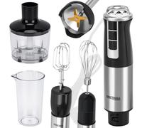 Frullatore 1500 W Mixer Manuale Set Saggi Tritatutto Tecnica Cerniera Piatta