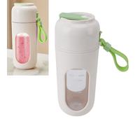 Frullatore a Bottiglia, Mini Frullatore Ricaricabile Tramite USB, 12 Lame in Acciaio, Frullatore Personale, Frullatore per Frullati con Frullatore Portatile per Casa, Sport,