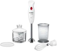 Bosch MSM24500 immersione furbos Mixx, 400 W, quattro-lame quattro Blade, in acciaio inox-gambo, Universal spezzapillole, bianco/rosso scuro