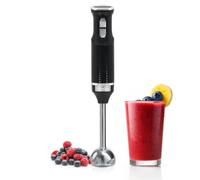 Frullatore a immersione Briebe Hb1173blk 600W lama inox piede estraibile nero