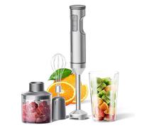 Frullatore A Immersione Da 1000 W, Frullatore A Immersione Manuale, 14 Velocità Regolabili E Asta Di Miscelazione In Acciaio Inox 304, Per Frullati, Zuppe, Succhi E Panna Montata