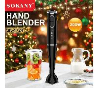 Frullatore a immersione, Frullatore elettrico, Sbattitore manuale multifunzione, Spremiagrumi ABS