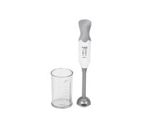 Frullatore a immersione giocattolo elettronico KLEIN Bosch 9246 con suoni realistici, lama rotante fittizia, becher graduato, bianco e grigio - Nouvo