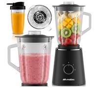Frullatore a immersione MalTec in vetro 1,5 L con bottiglia da 500 ml To-Go 1...