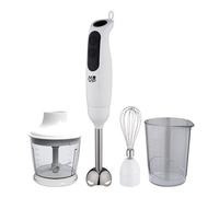 Frullatore a Immersione Muvip 500W + Accessori - 2 Velocità - Lama in Acciaio Inox - Termostato di Sicurezza